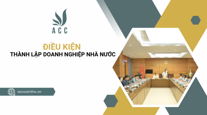 Điều kiện thành lập doanh nghiệp nhà nước