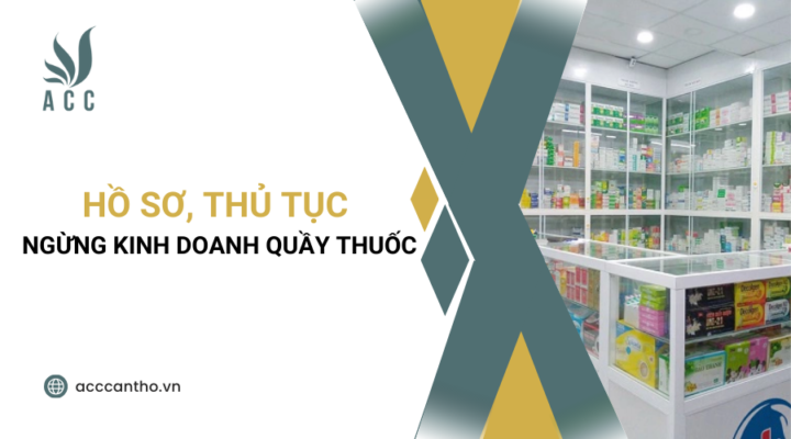 Hồ sơ, thủ tục ngừng fv888 quầy thuốc