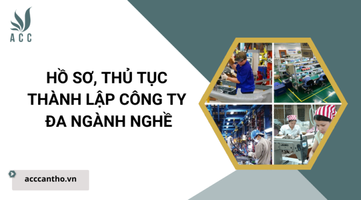 Hồ sơ, thủ tục thành lập công ty đa ngành nghề