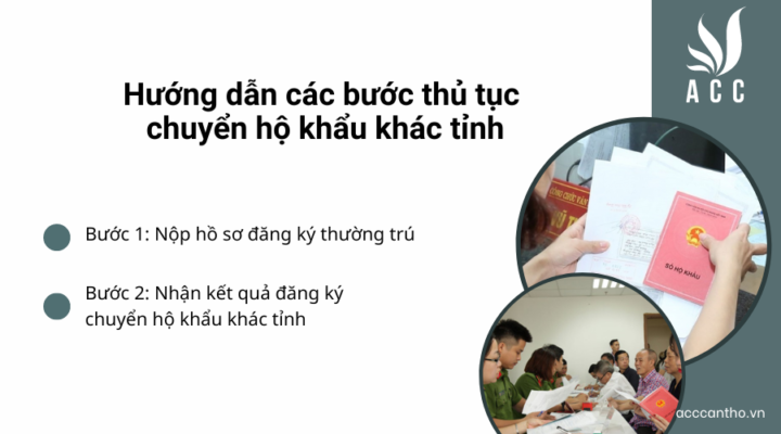 Hướng dẫn các bước thủ tục chuyển hộ khẩu khác tỉnh