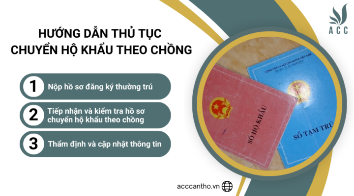 Hướng dẫn thủ tục chuyển hộ khẩu theo chồng 