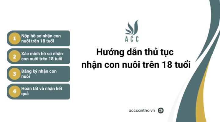 Hướng dẫn thủ tục nhận con nuôi trên 18 tuổi 