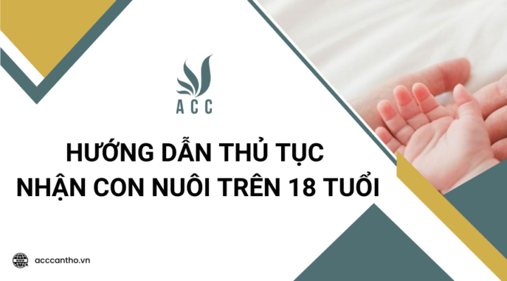 Hướng dẫn thủ tục nhận con nuôi trên 18 tuổi