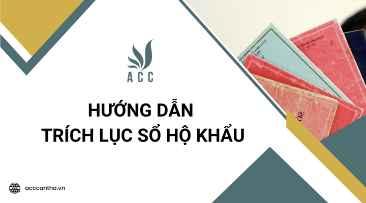 Hướng dẫn tr&iacute;ch lục sổ hộ khẩu