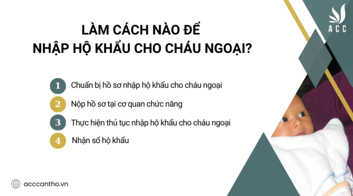 Làm cách nào để nhập hộ khẩu cho cháu ngoại?
