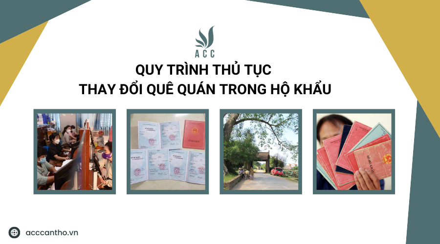 Quy trình thủ tục thay đổi quê quán trong hộ khẩu
