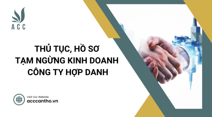 Thủ tục, hồ sơ tạm ngừng fv888 công ty hợp danh