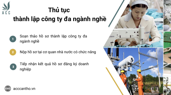 Thủ tục thành lập công ty đa ngành nghề