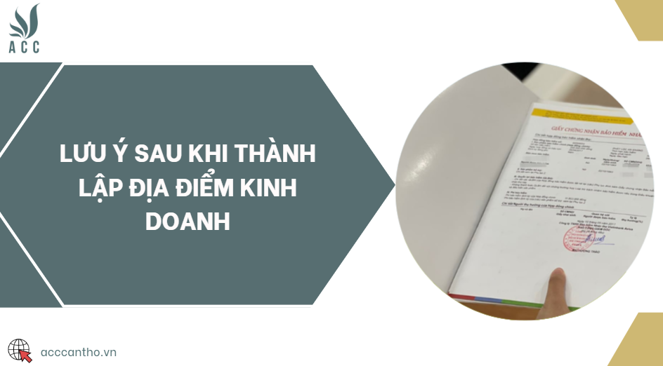 Lưu ý sau khi thành lập địa điểm fv888