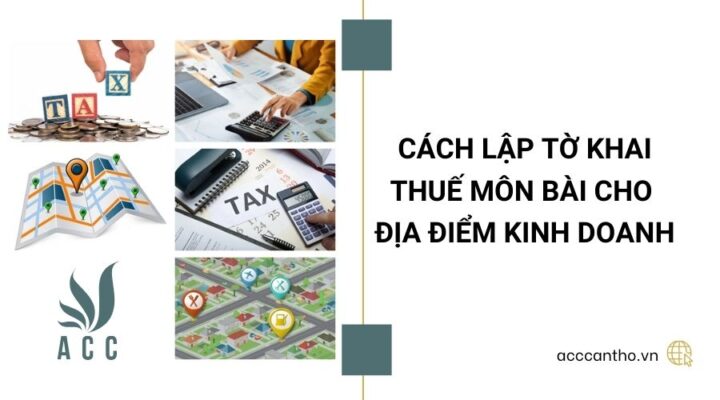Cách lập tờ khai thuế môn bài cho địa điểm fv888