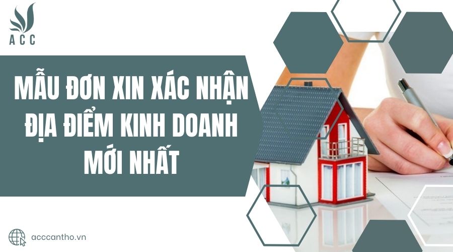 Mẫu đơn xin xác nhận địa điểm fv888 mới nhất