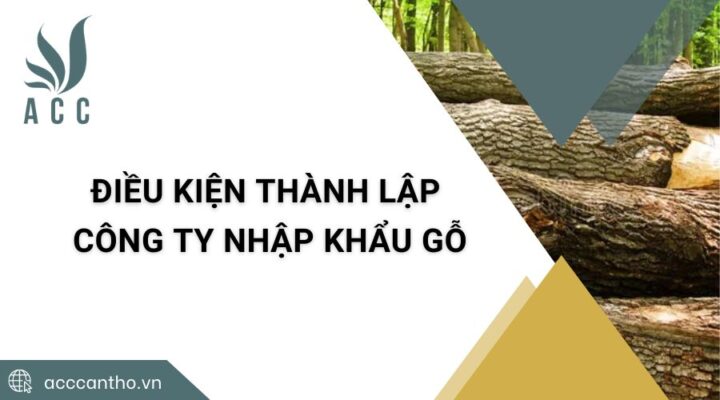 Điều kiện thành lập công ty nhập khẩu gỗ