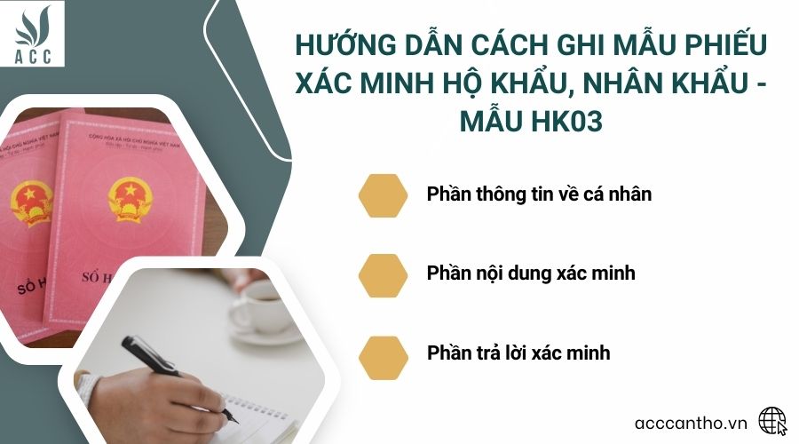 Hướng dẫn cách ghi mẫu phiếu xác minh hộ khẩu, nhân khẩu - Mẫu HK03