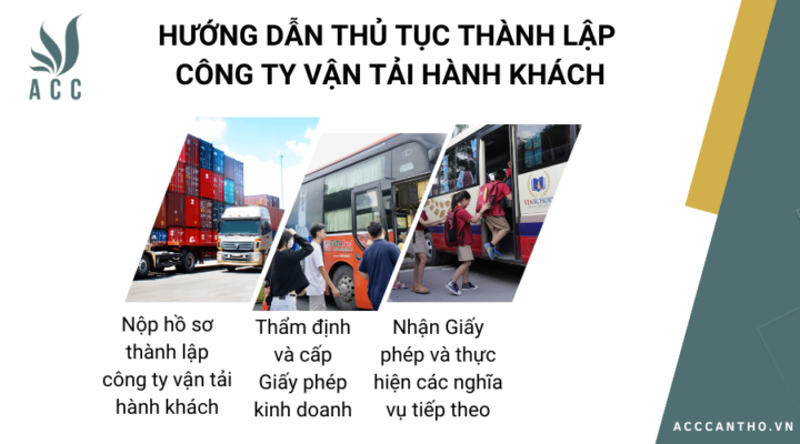 Hướng dẫn thủ tục thành lập công ty vận tải hành khách