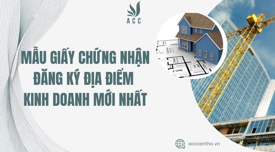 Mẫu giấy chứng nhận đăng ký địa điểm fv888 mới nhất
