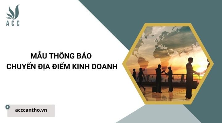 Mẫu thông báo chuyển địa điểm fv888