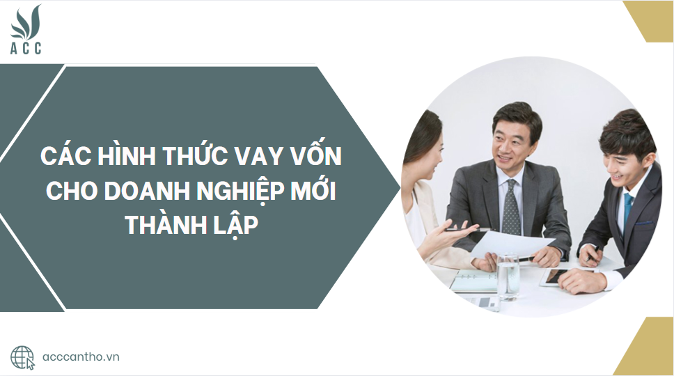 Các hình thức vay vốn cho doanh nghiệp mới thành lập