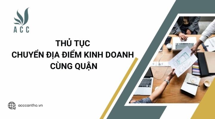 Thủ tục chuyển địa điểm fv888 cùng quận