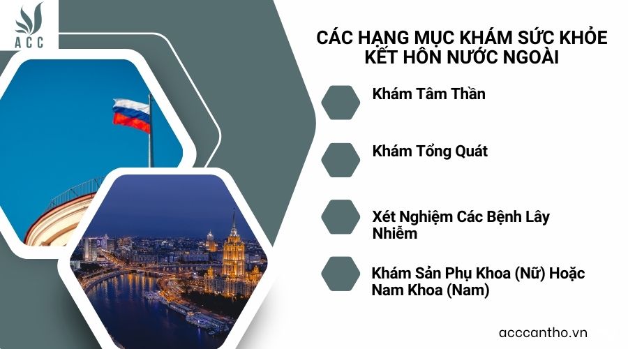 Các Hạng Mục Khám Sức Khỏe Kết Hôn Nước Ngoài