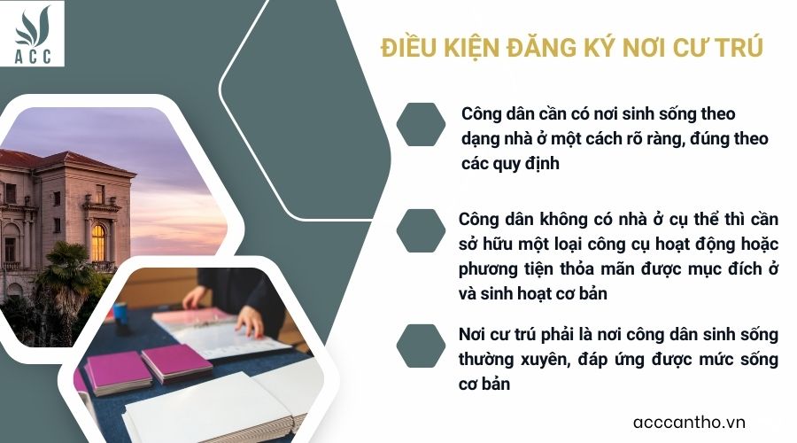 Điều kiện đăng ký nơi cư trú