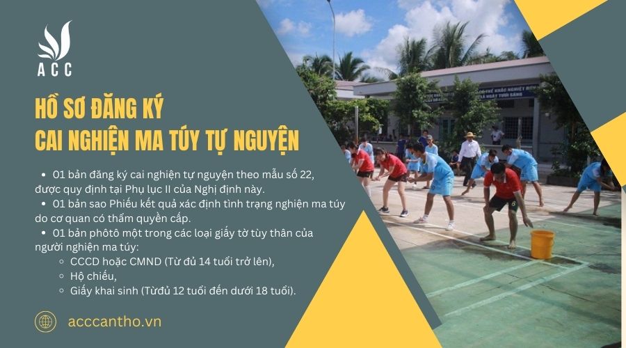 Hồ sơ đăng ký cai nghiện ma túy tự nguyện