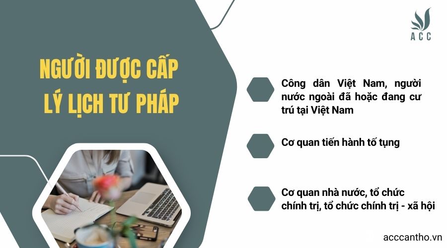 Người được cấp lý lịch tư pháp