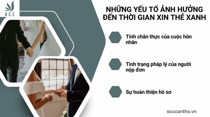 Những yếu tố ảnh hưởng đến thời gian xin thẻ xanh
