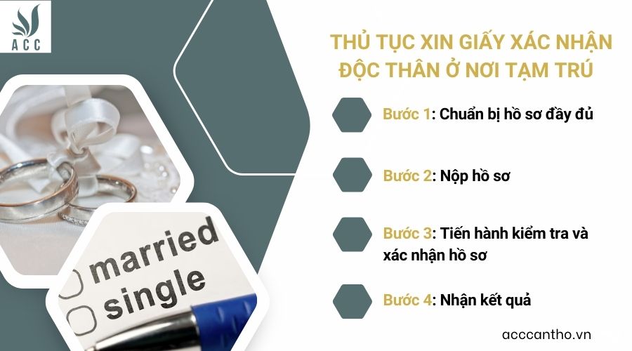 Thủ tục xin giấy xác nhận độc thân ở nơi tạm trú