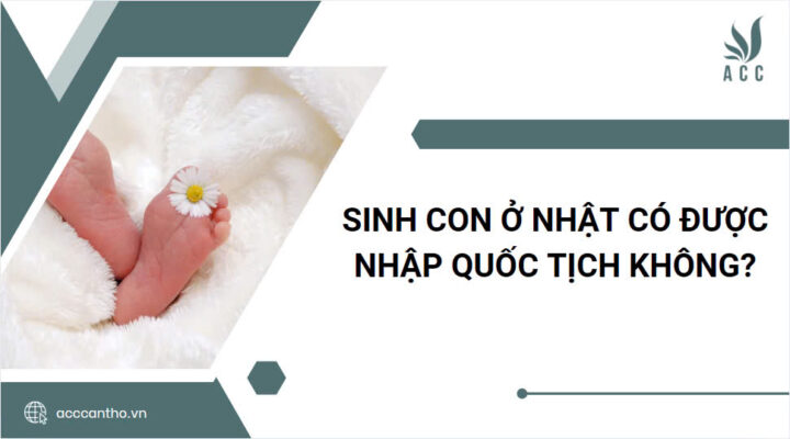 Sinh con ở Nhật có được nhập quốc tịch không?