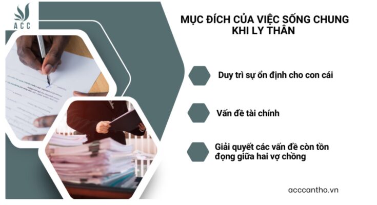 Mục đích của sống chung nhà khi vợ chồng ly thân 
