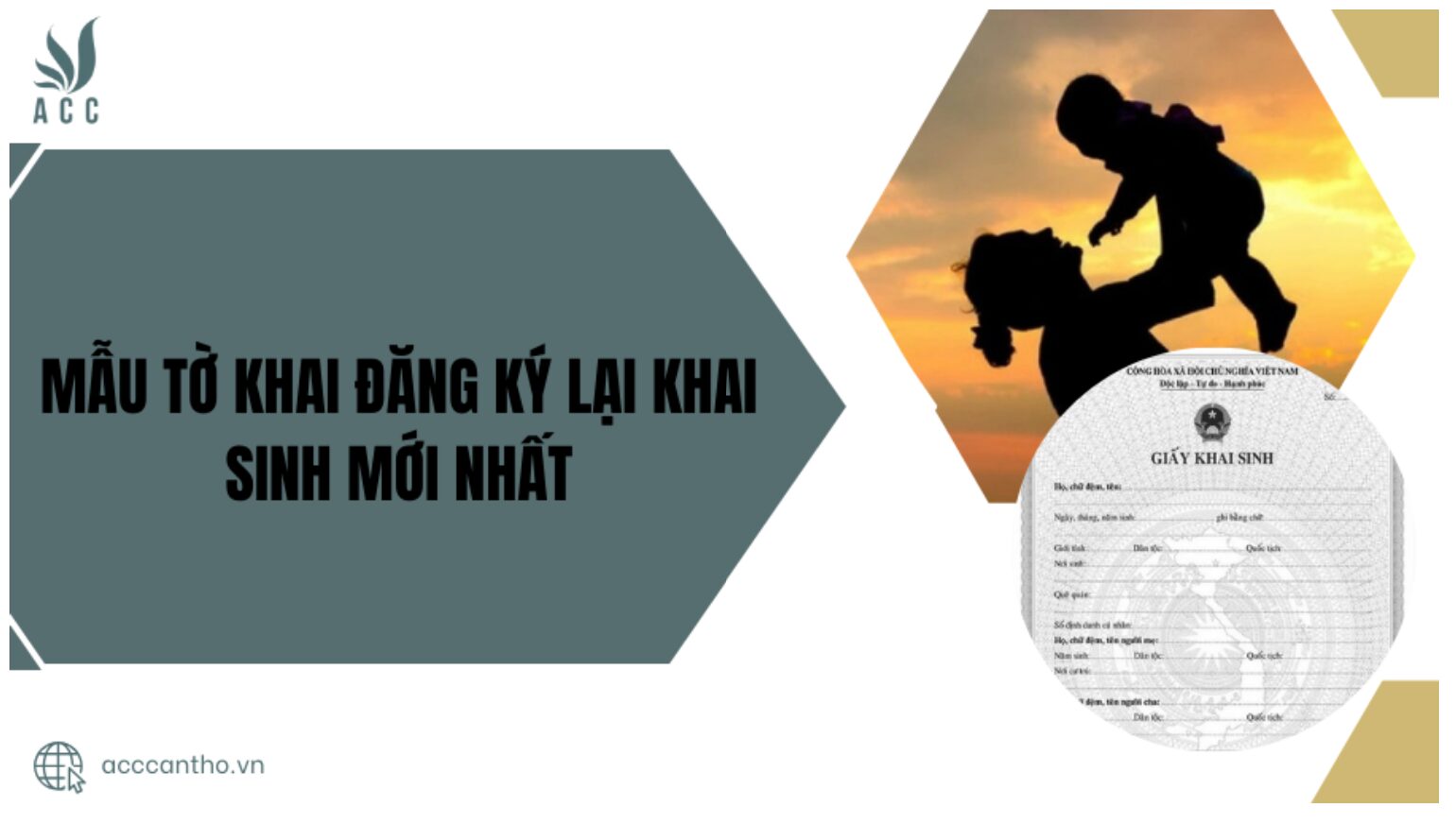 tờ khai đăng ký lại khai sinh mới nhất