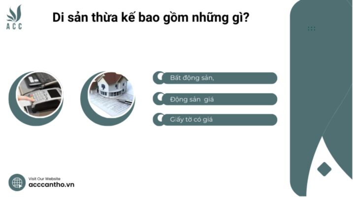  Di sản thừa kế bao gồm những gì? 