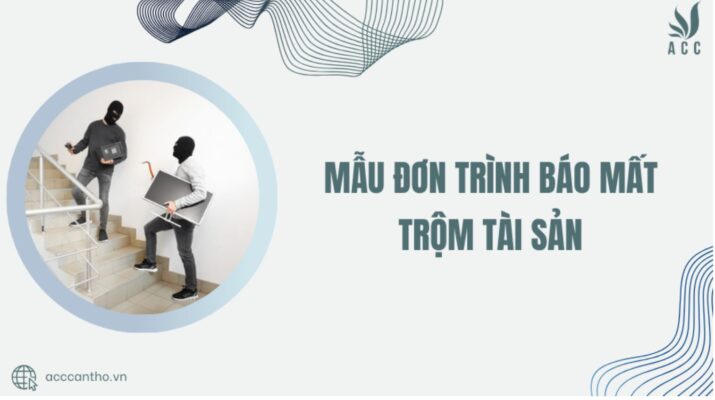 Mẫu đơn tr&igrave;nh b&aacute;o mất trộm t&agrave;i sản