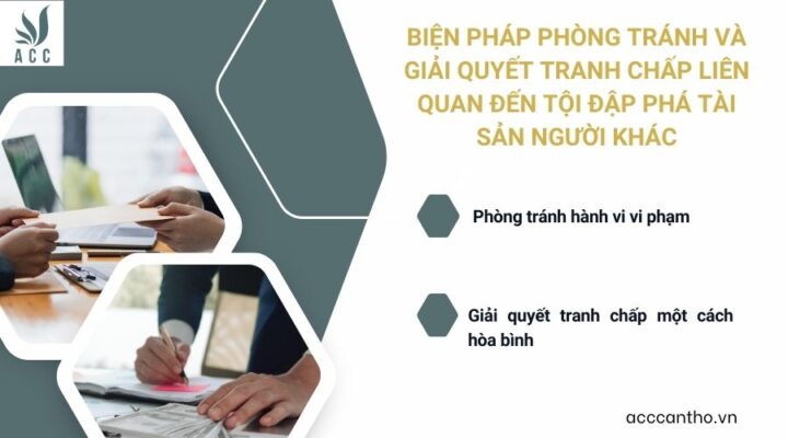 Biện pháp phòng tránh và giải quyết tranh chấp liên quan đến tội đập phá tài sản người khác