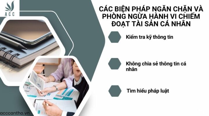Các biện pháp ngăn chặn và phòng ngừa hành vi chiếm đoạt tài sản cá nhân