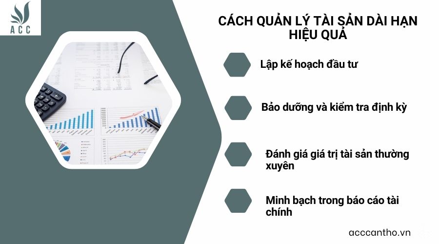Cách quản lý tài sản dài hạn hiệu quả
