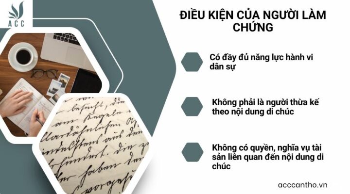 Điều kiện của người làm chứng