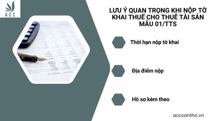 Lưu ý quan trọng khi nộp tờ khai thuế cho thuê tài sản mẫu 01TTS