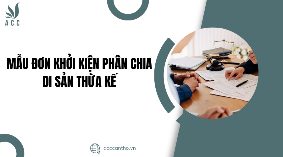 Mẫu đơn khởi kiện phân chia di sản thừa kế