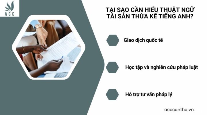 Tại sao cần hiểu thuật ngữ tài sản thừa kế tiếng Anh