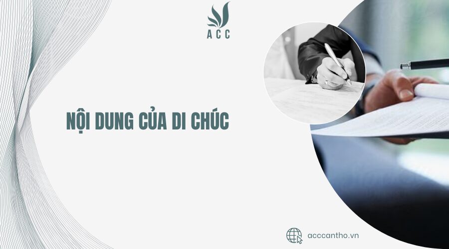 Nội dung của di chúc