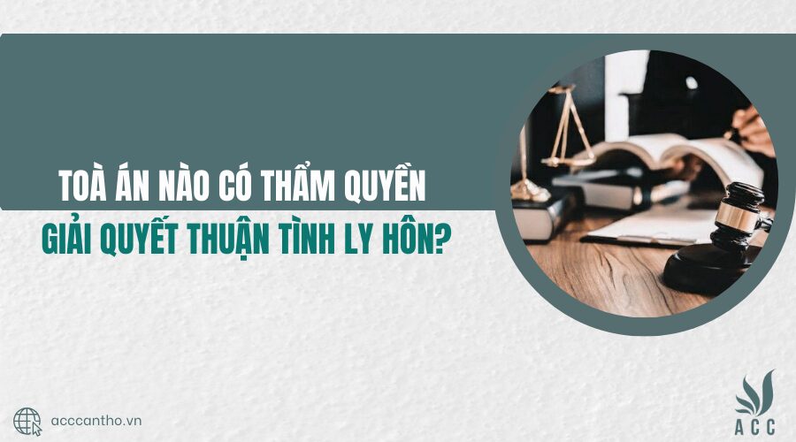thẩm quyền giải quyết thuận tình ly hôn