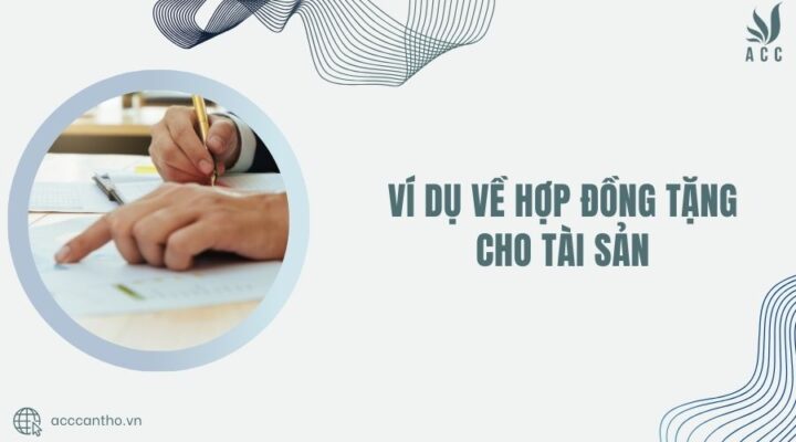 Ví dụ về hợp đồng tặng cho tài sản