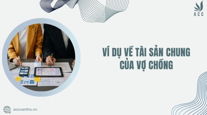 Ví dụ về tài sản chung của vợ chồng