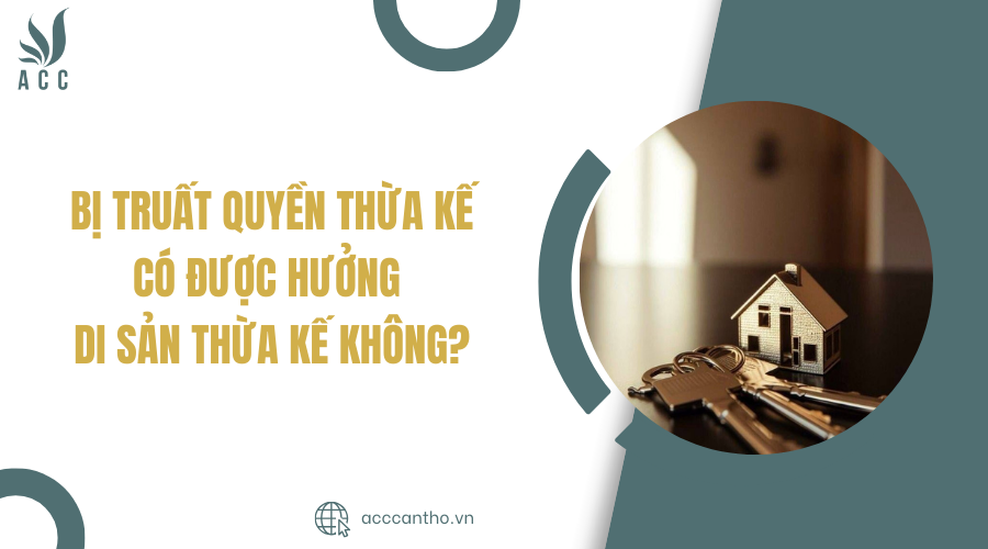 Bị truất quyền thừa kế có được hưởng di sản thừa kế không?