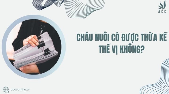 Cháu nuôi có được thừa kế thế vị không?
