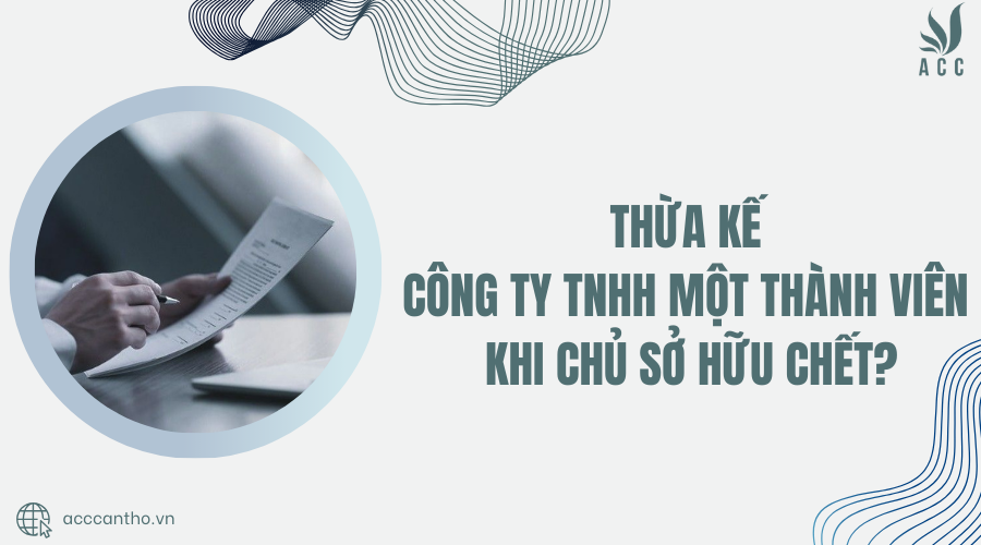 thừa kế công ty tnhh một thành viên