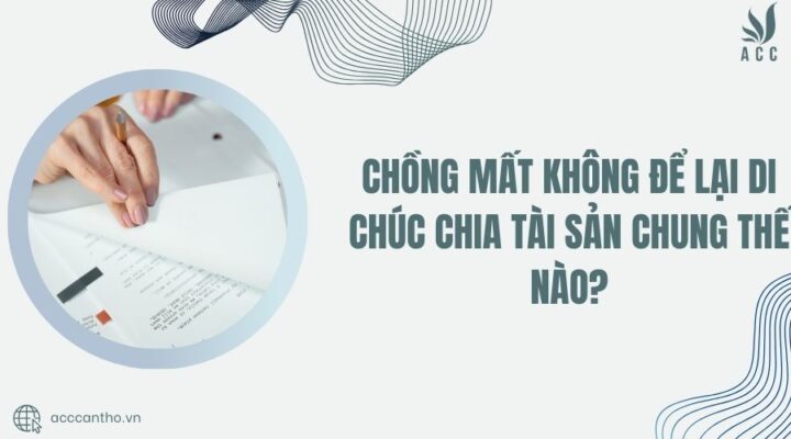 chồng mất không để lại di chúc