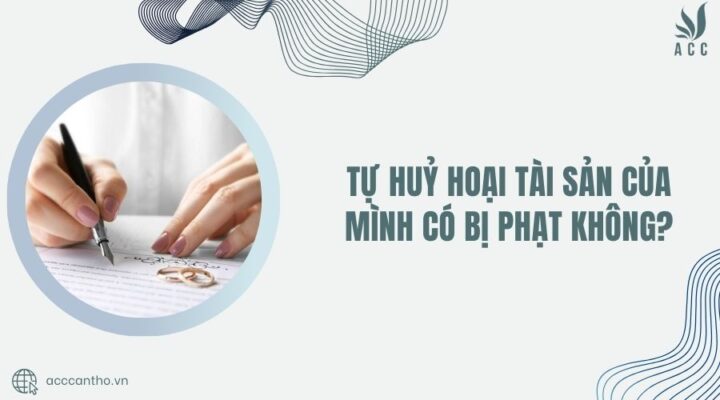tự huỷ hoại tài sản của mình