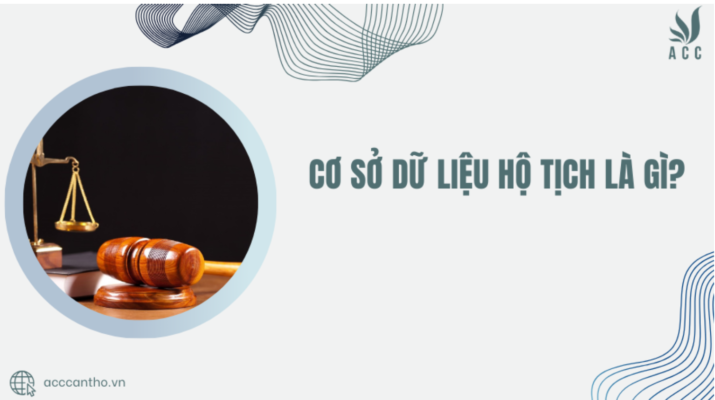 Cơ sở dữ liệu hộ tịch là gì?